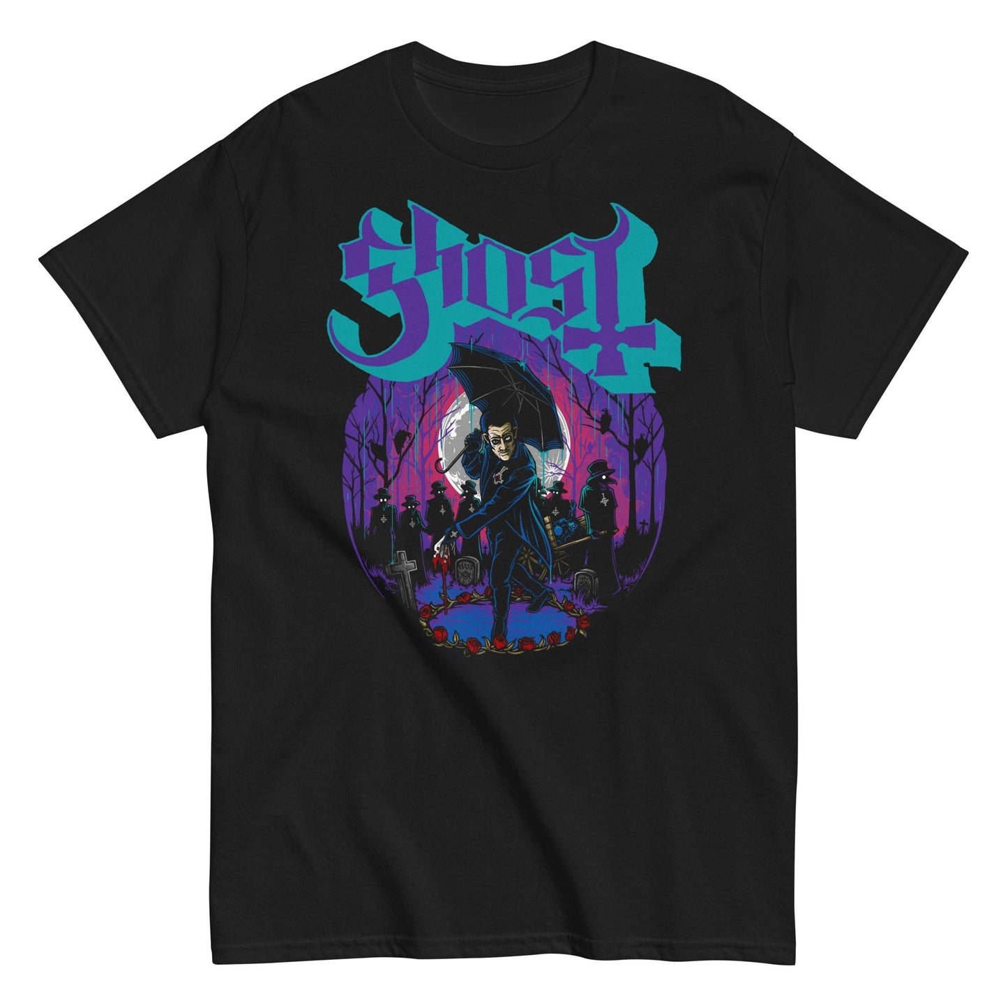 Ghost - Umbrella T Shirt