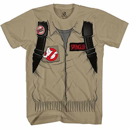 Ghostbuster Adult Short Sleeve Costume T Shirt with Back Print