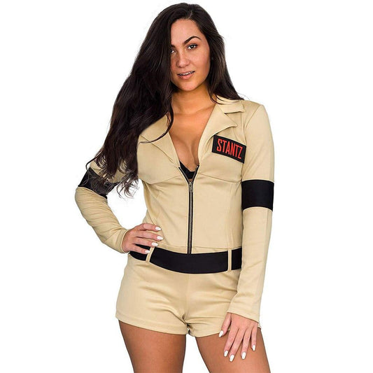 Ghostbusters Womens Costume with 4 Interchangeable Name Patches