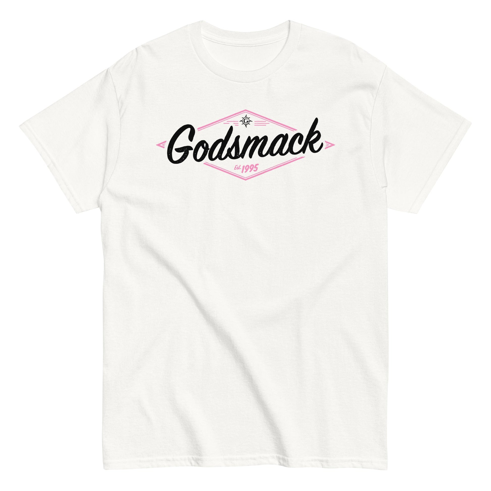 Godsmack - Black and Pink Logo T Shirt