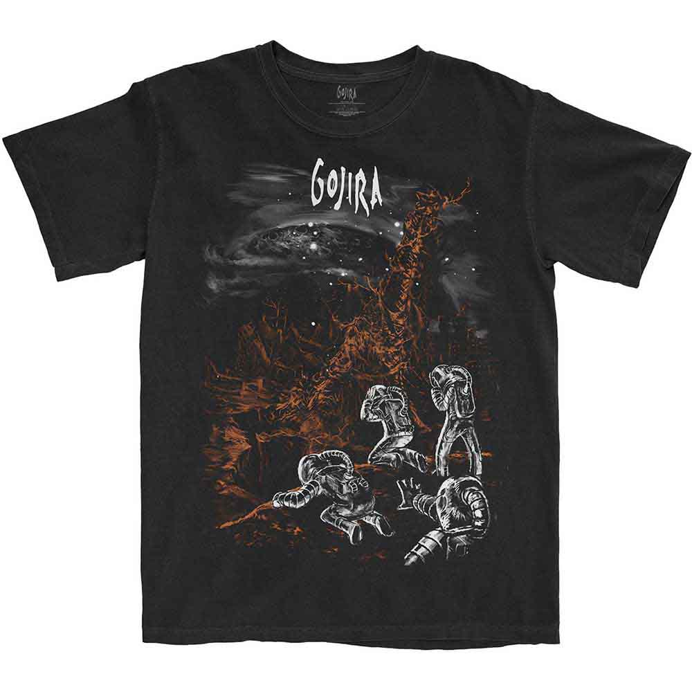 Gojira Eiffel Falls Mens T Shirt