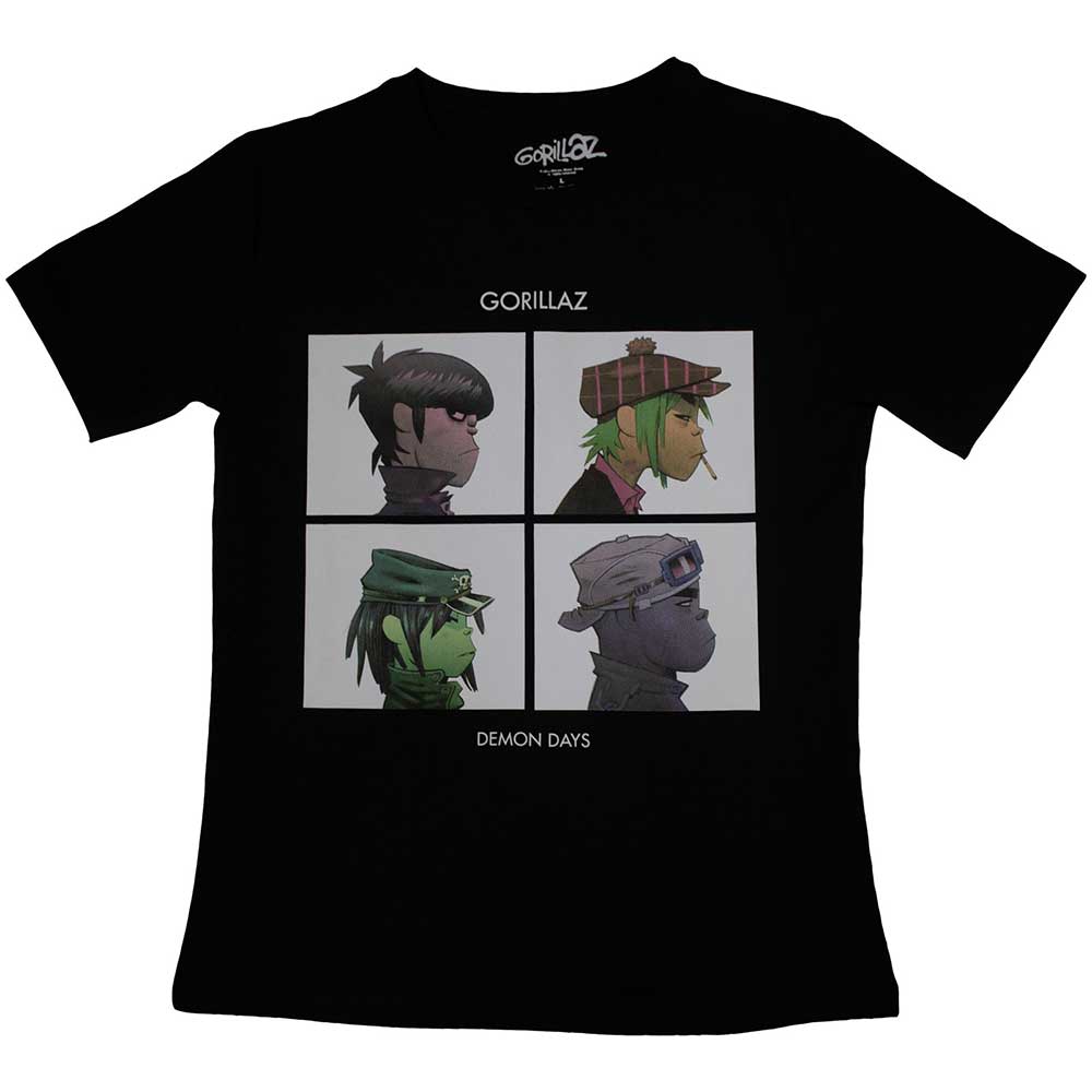 Gorillaz Demon Days Womens T Shirt