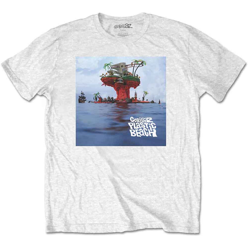 Gorillaz Plastic Beach Mens T Shirt