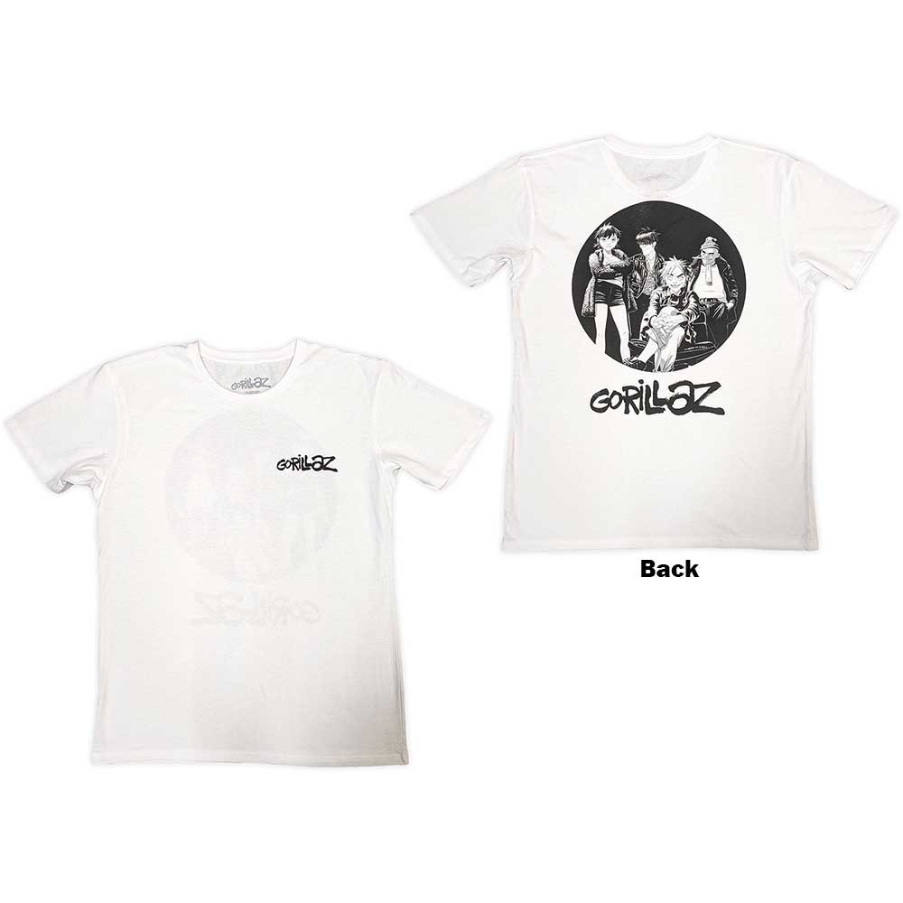 Gorillaz Song Machine Brush Logo Mens T Shirt