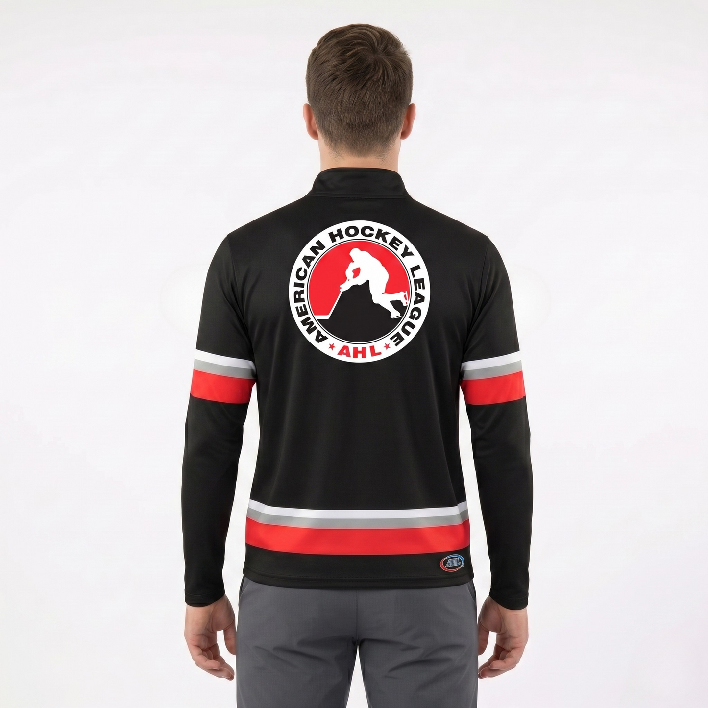 Grand Rapids Griffins AHL Licensed Replica Performance 1/4 Zip Longsleeve Jersey Shirt