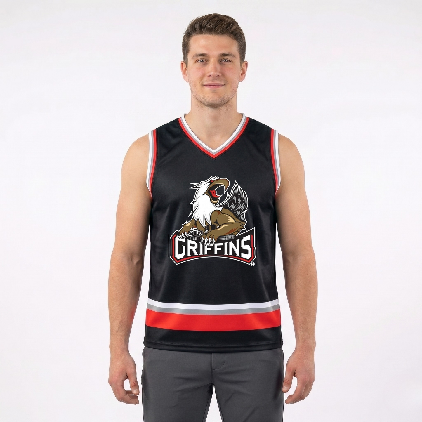 Grand Rapids Griffins AHL Licensed Replica Jersey Performance Men's Tank Top