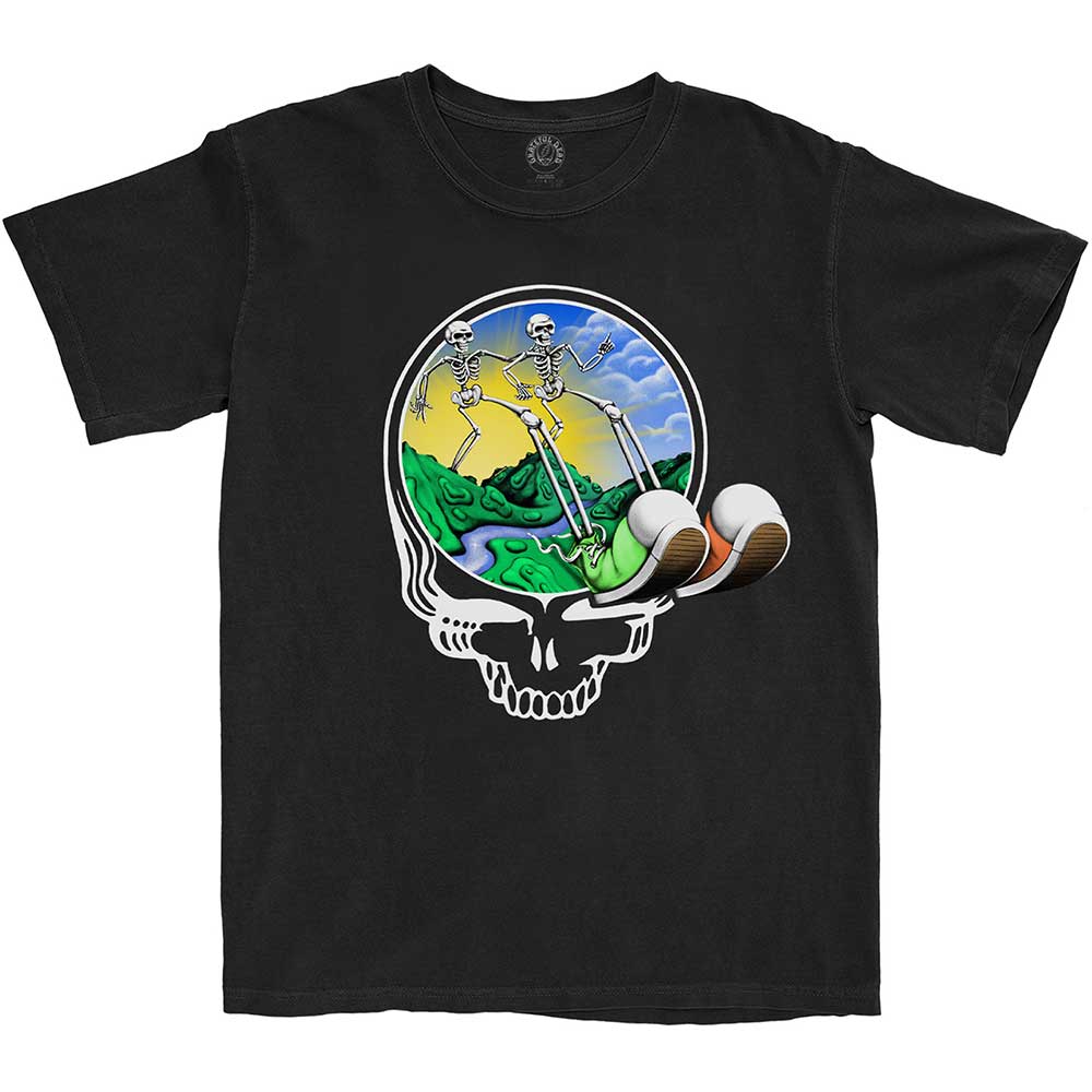 Grateful Dead Skeles Stepping Mens T Shirt
