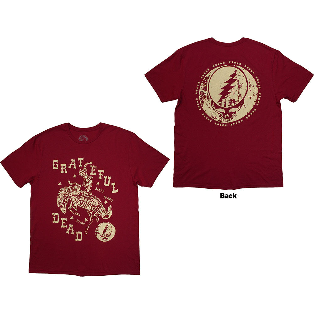 Grateful Dead Skeleton Horse Mens T Shirt
