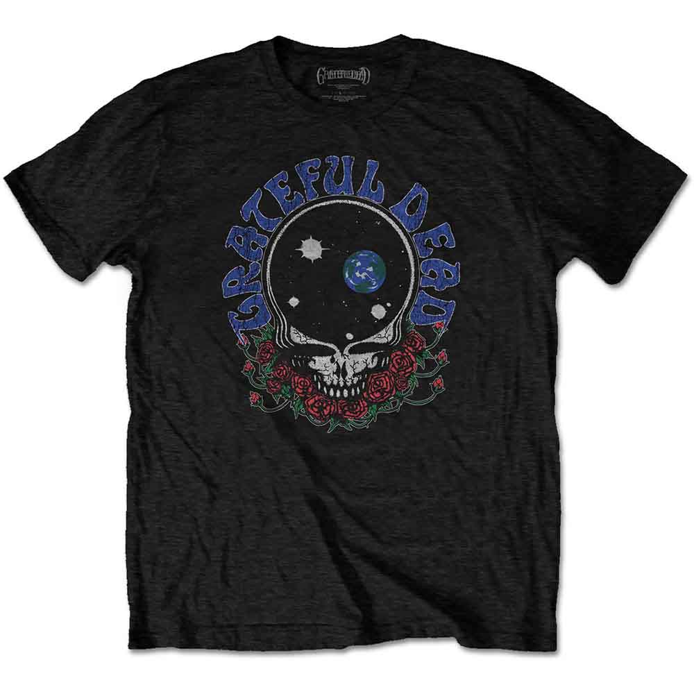 Grateful Dead Space Your Face & Logo Mens T Shirt