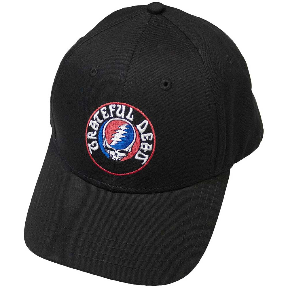 Grateful Dead Steal Your Face Logo Hat Black