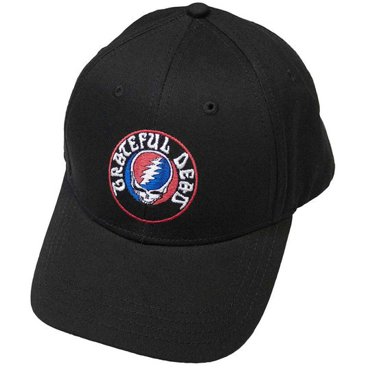 Grateful Dead Steal Your Face Logo Hat Black