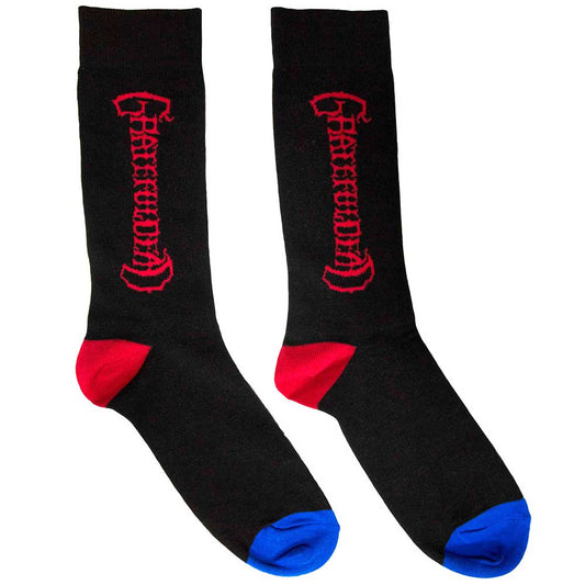 Grateful Dead Vertical Mono Logo Socks Black