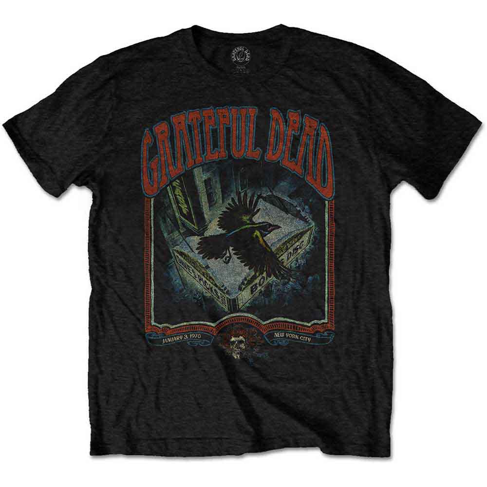 Grateful Dead Vintage Poster Mens T Shirt