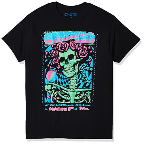 Grateful Dead Bertha Blacklight Mens T Shirt Black