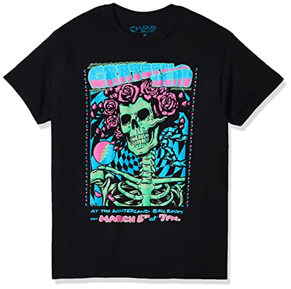 Grateful Dead Bertha Blacklight Mens T Shirt Black