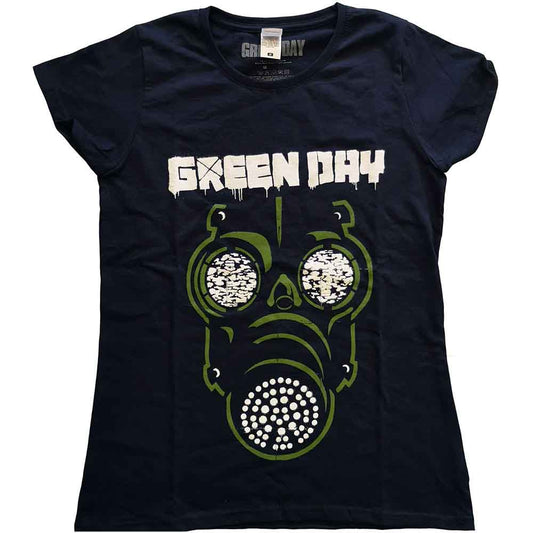 Green Day Green Mask Womens T Shirt
