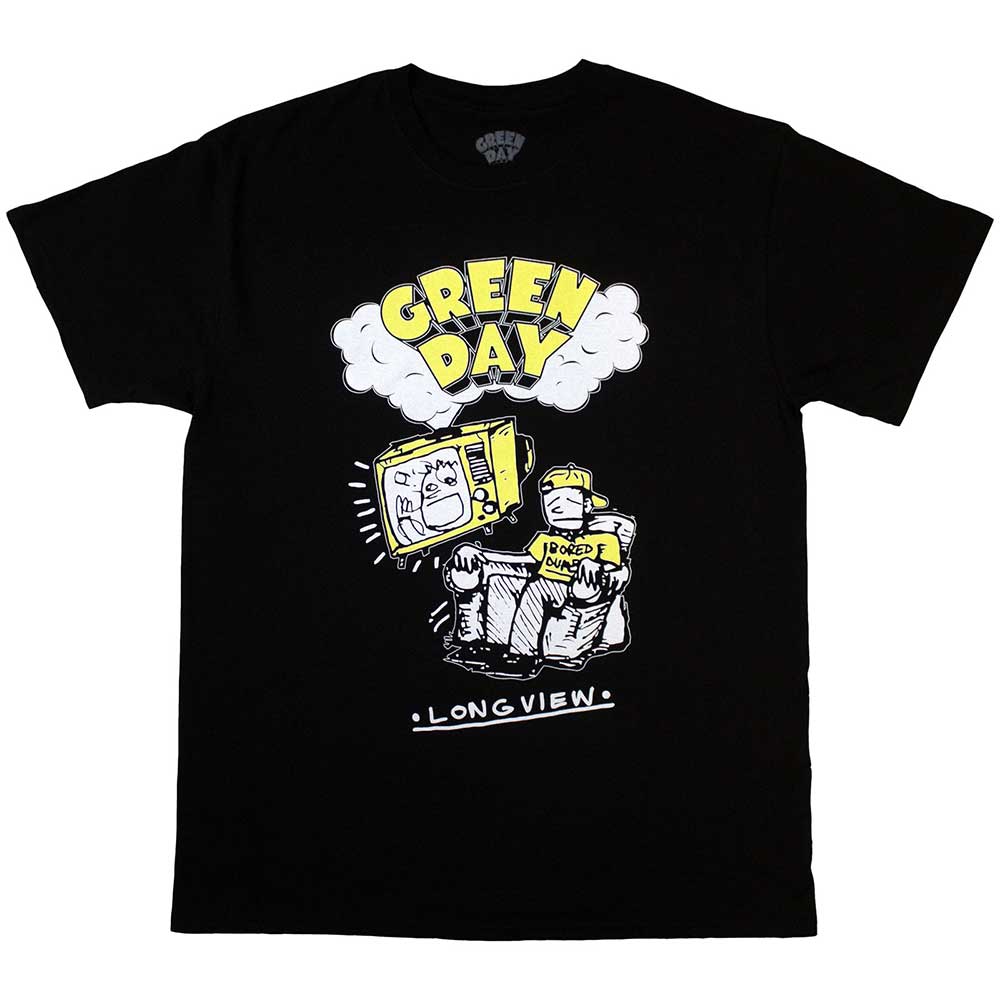 Green Day Longview Doodle Mens T Shirt