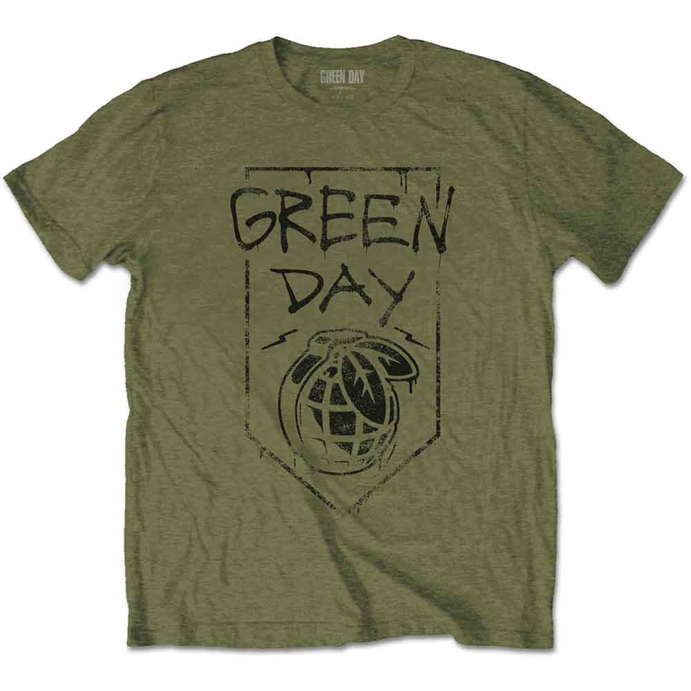 Green Day Organic Grenade Mens T Shirt