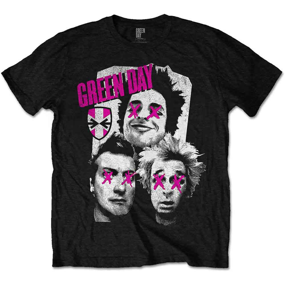 Green Day Patchwork Mens T Shirt
