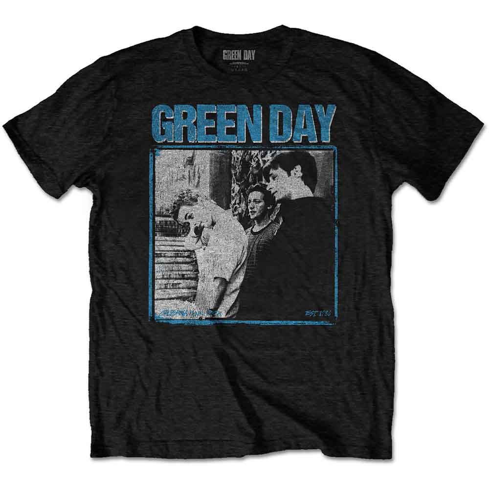 Green Day Photo Block Mens T Shirt