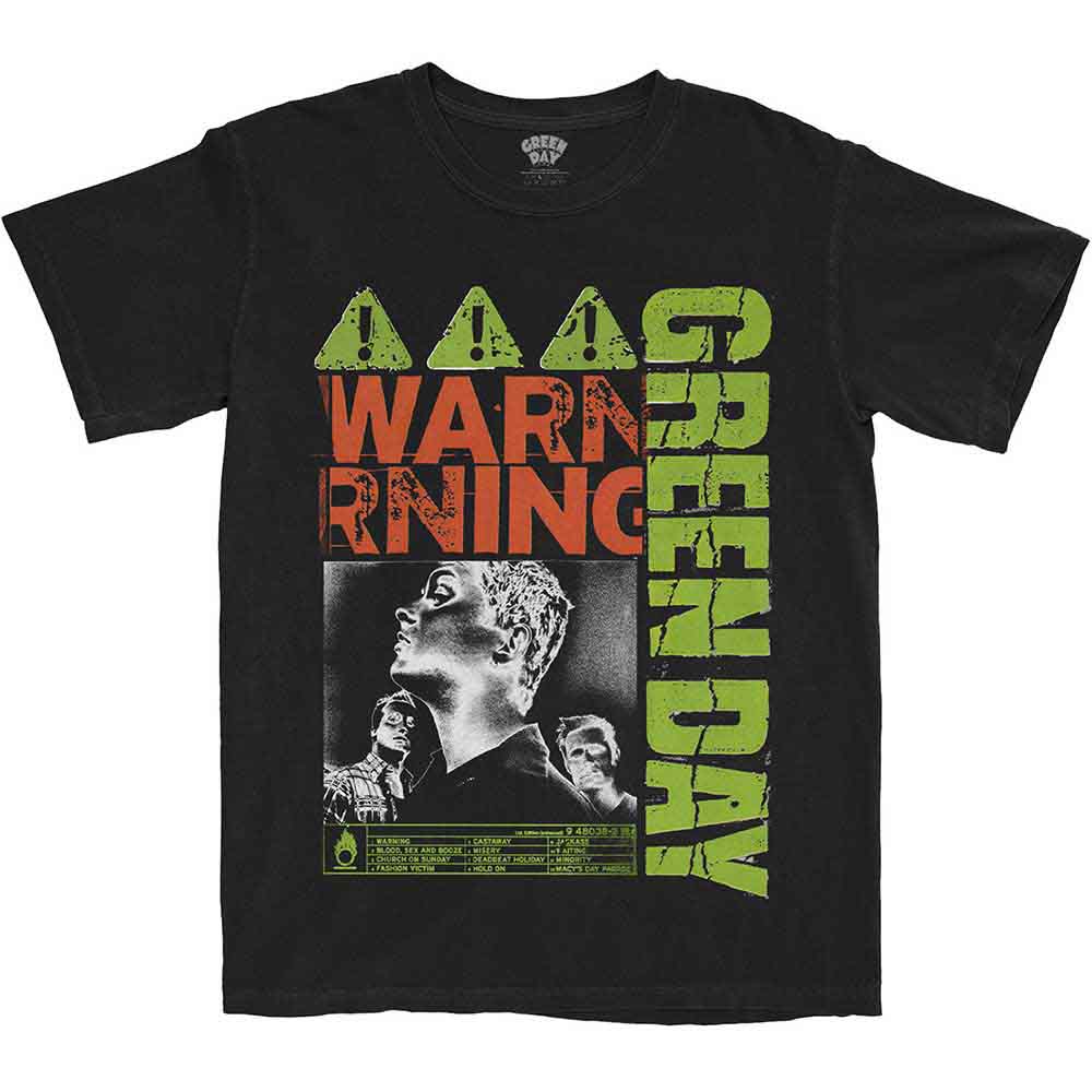 Green Day Warning Mens T Shirt