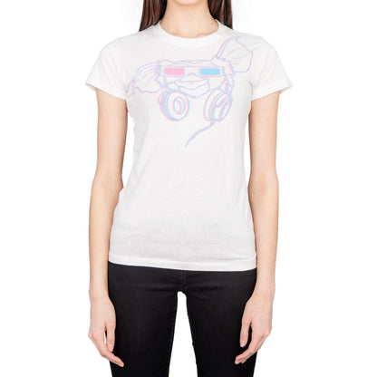Gremlins Gizmo Headphones 3D Glasses Juniors T Shirt