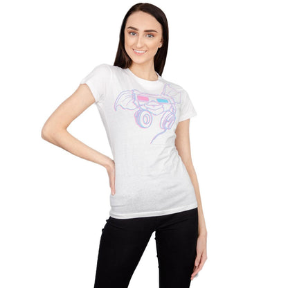 Gremlins Gizmo Headphones 3D Glasses Juniors T Shirt