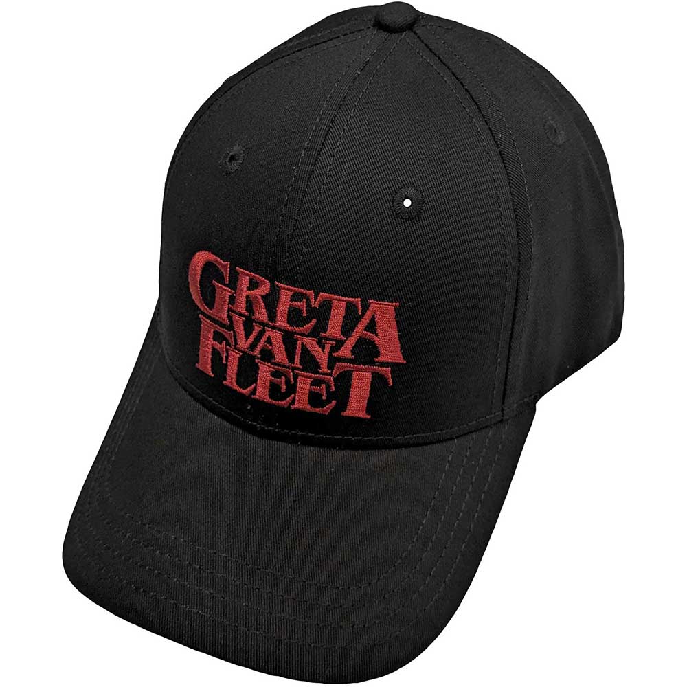 Greta Van Fleet Red Logo Hat Black