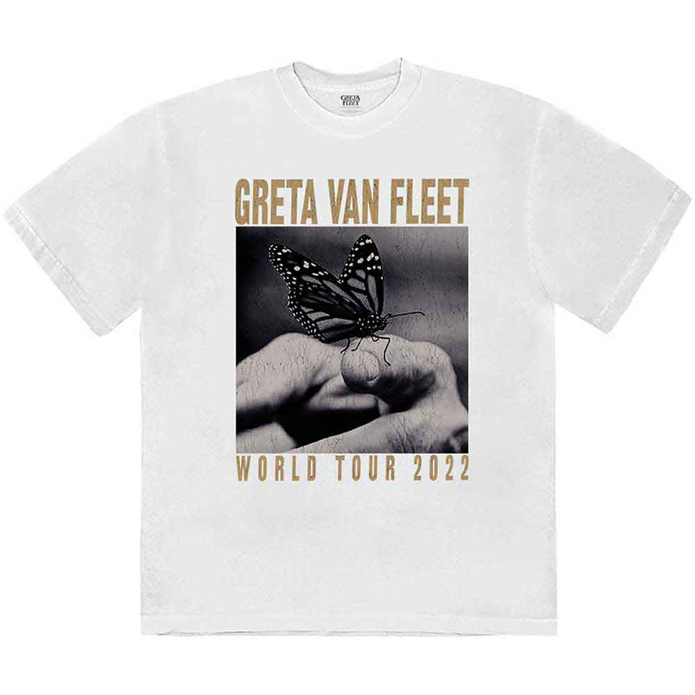 Greta Van Fleet World Tour Butterfly Mens T Shirt