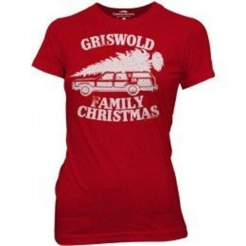 Griswold Family Christmas Red Juniors T Shirt