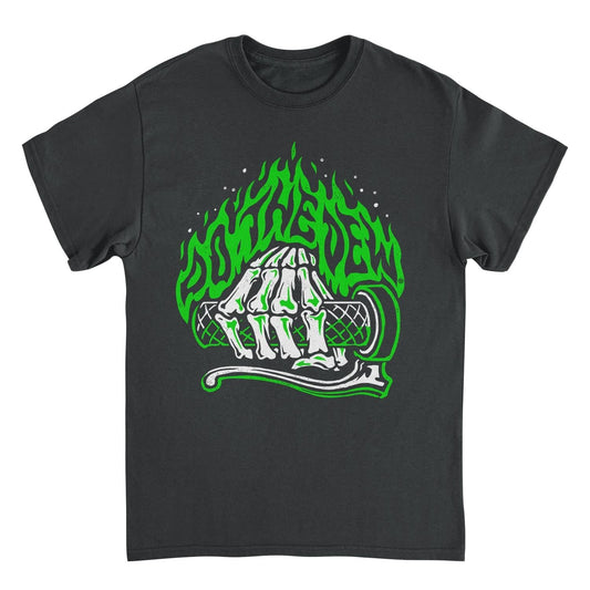 Mountain Dew Rev Skeleton Hand Black Mens T Shirt