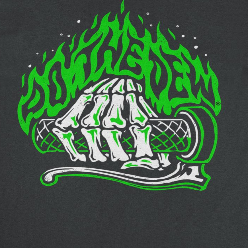 Mountain Dew Rev Skeleton Hand Mens T Shirt Black