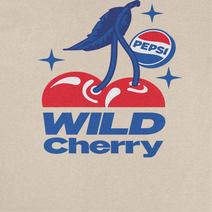 Pepsi Wild Cherry Mens T Shirt Sand