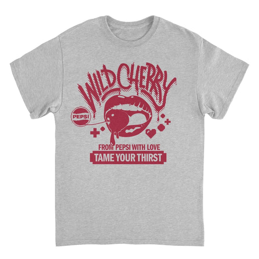 Pepsi Taste the Cherry Pepsi Sport Gray Mens T Shirt
