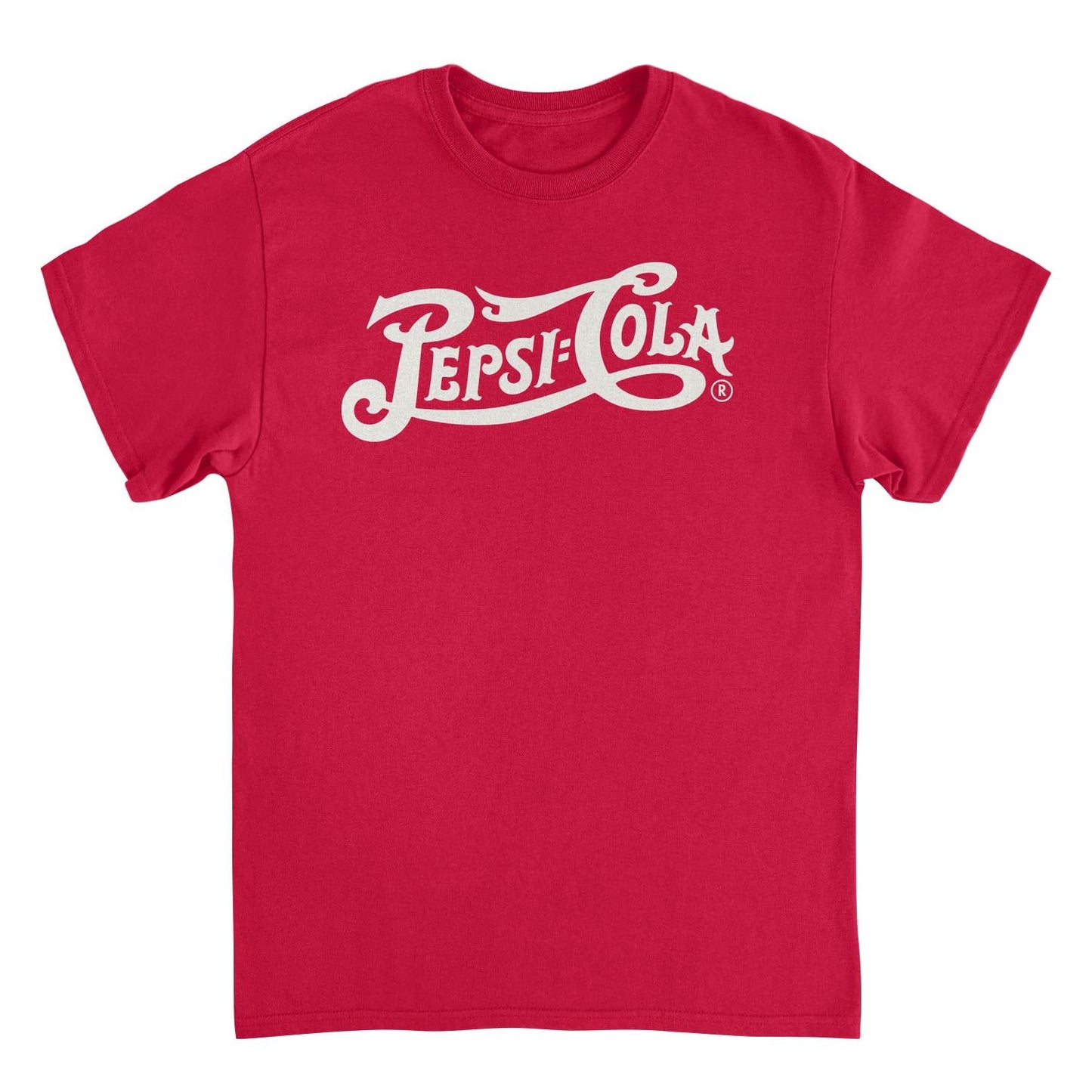Pepsi Vintage Logo Invert Red Mens T Shirt