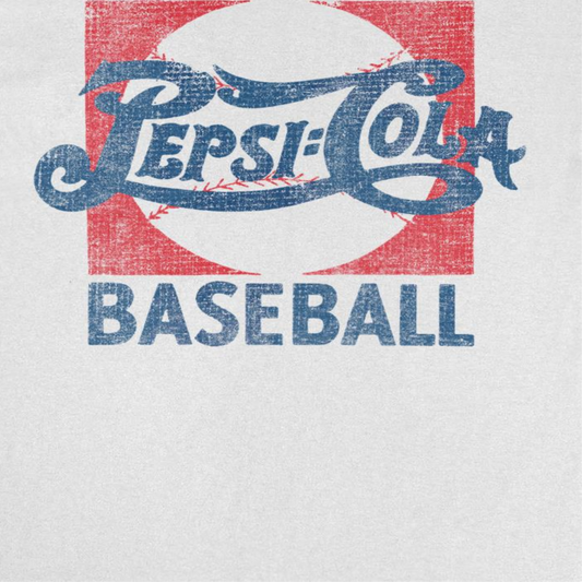 Pepsi Baseball Mens T Shirt White