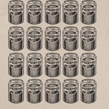Pepsi Many Cans Mens T Shirt Sand
