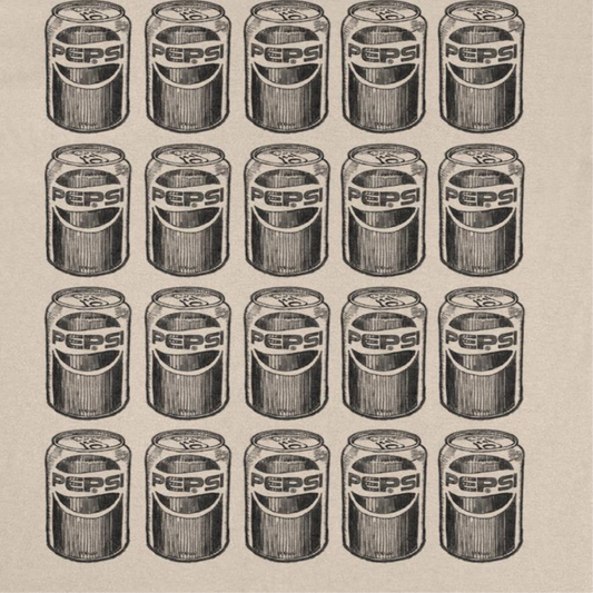 Pepsi Many Cans Mens T Shirt Sand