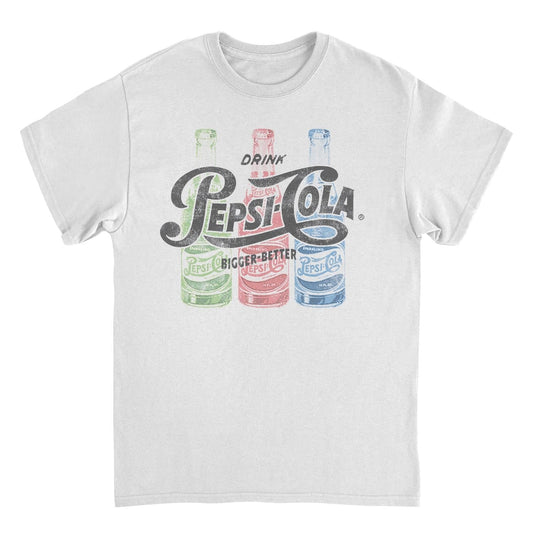 Pepsi Drink Bigger White Mens T Shirt