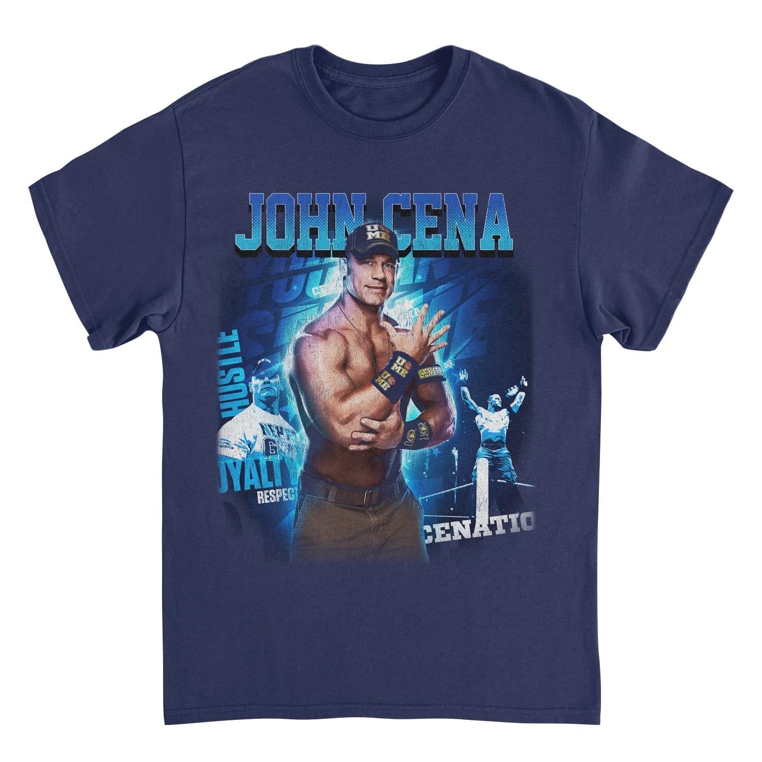 WWE John Cena  Navy Mens T Shirt