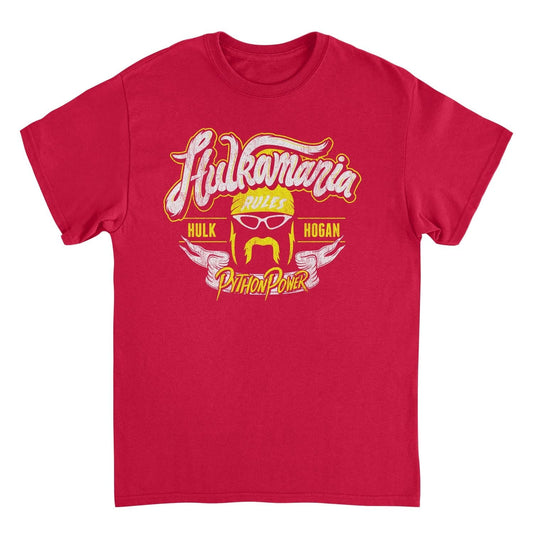 WWE Hulkamania Red Mens T Shirt