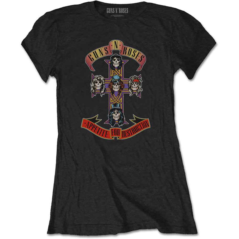 Guns N' Roses Appetite for Destruction Womens T Shirt
