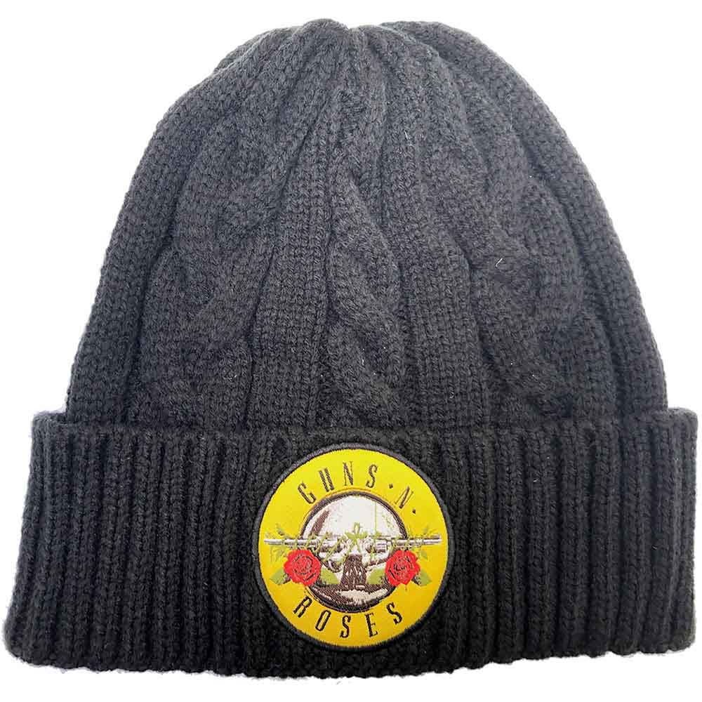 Guns N' Roses Circle Logo Beanie Hat Black