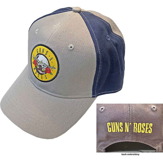 Guns N' Roses Circle Logo Hat Blue, Grey