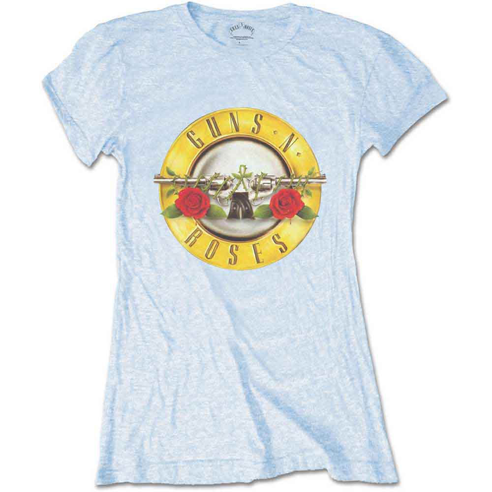 Guns N' Roses Classic Bullet Logo Womens T Shirt