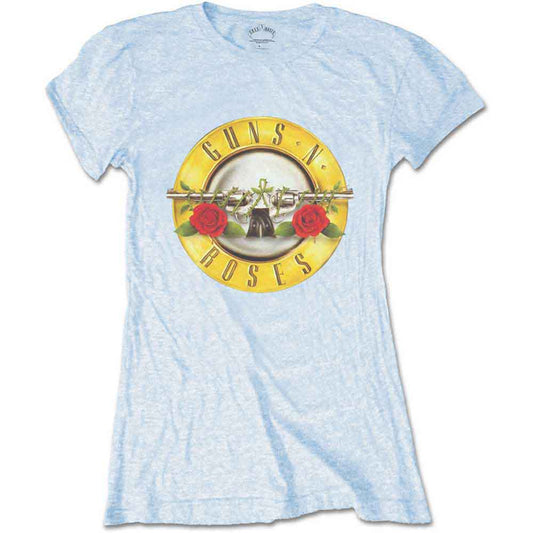 Guns N' Roses Classic Bullet Logo Womens T Shirt