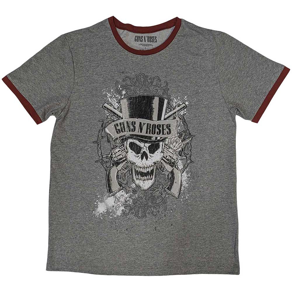 Guns N' Roses Faded Skull Mens T Shirt