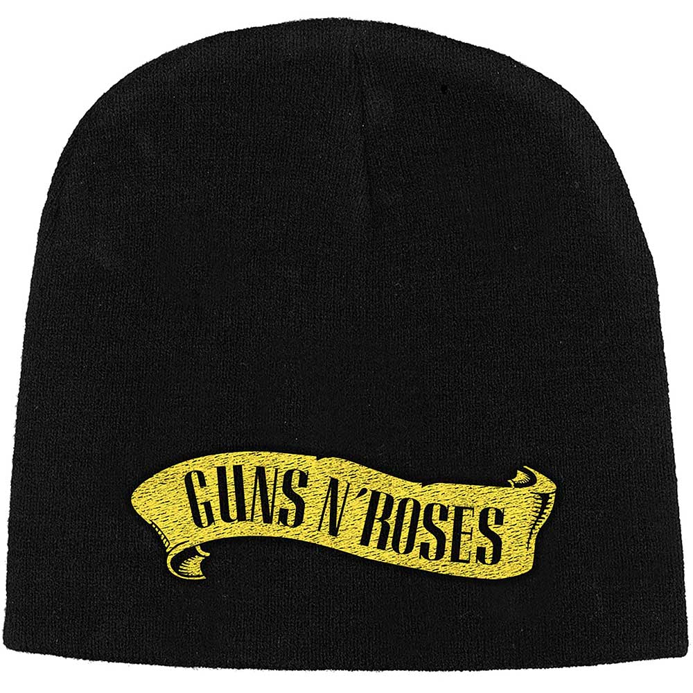 Guns N' Roses Logo Beanie Hat Black