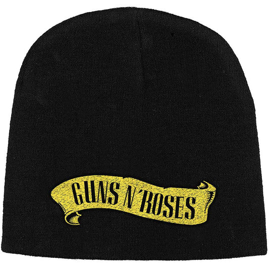Guns N' Roses Logo Beanie Hat Black