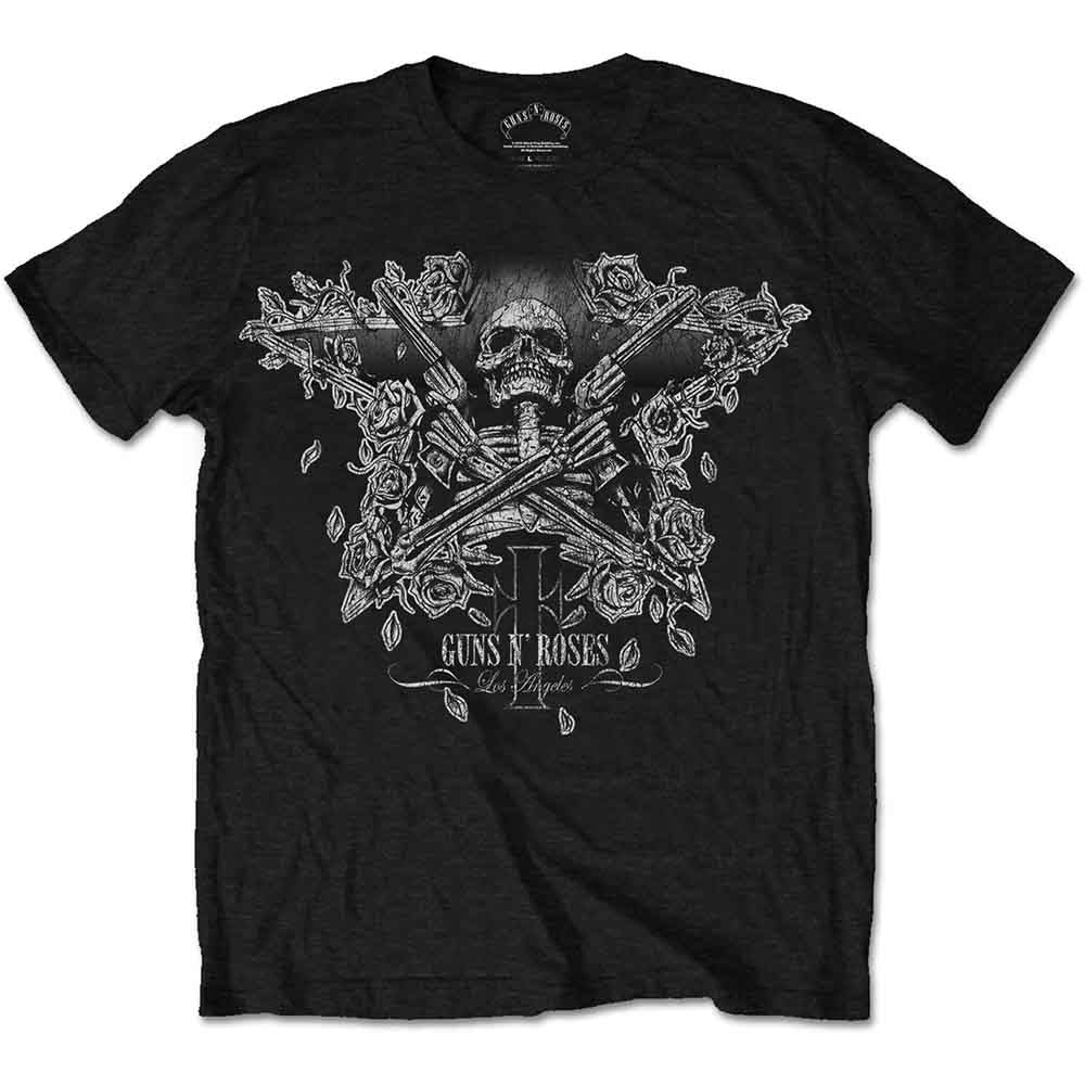 Guns N' Roses Skeleton Guns Mens T Shirt